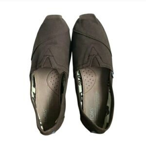 Toms Alpargata Chocolate Brown Classic Slip-on shoes Size 6.5